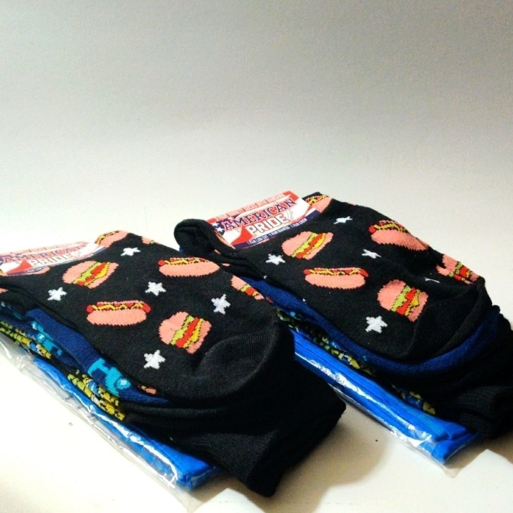 2x NWT American Pride Variety Socks with Bandana Value Pack